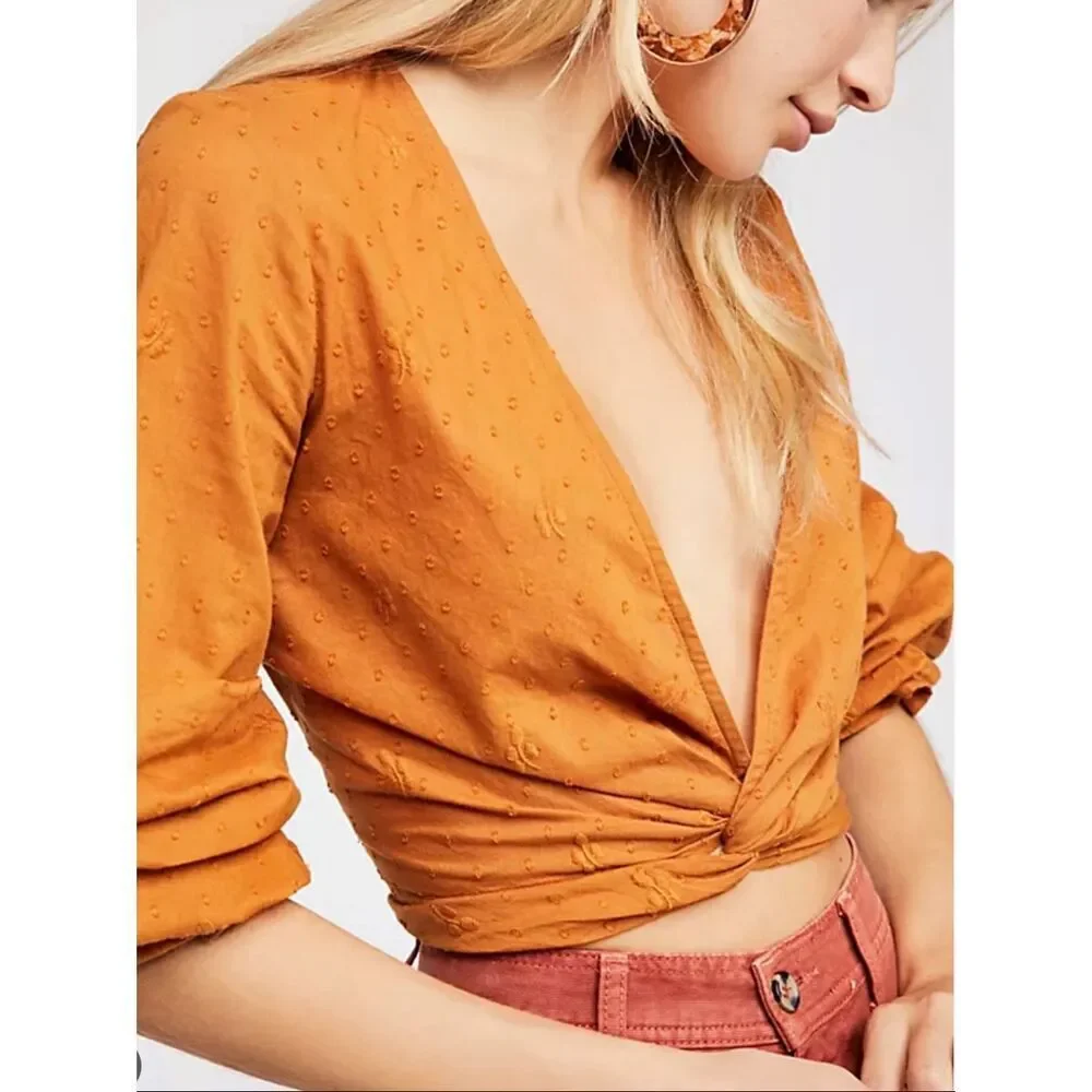 Free People The One That I Love Top | Yellow in XS
